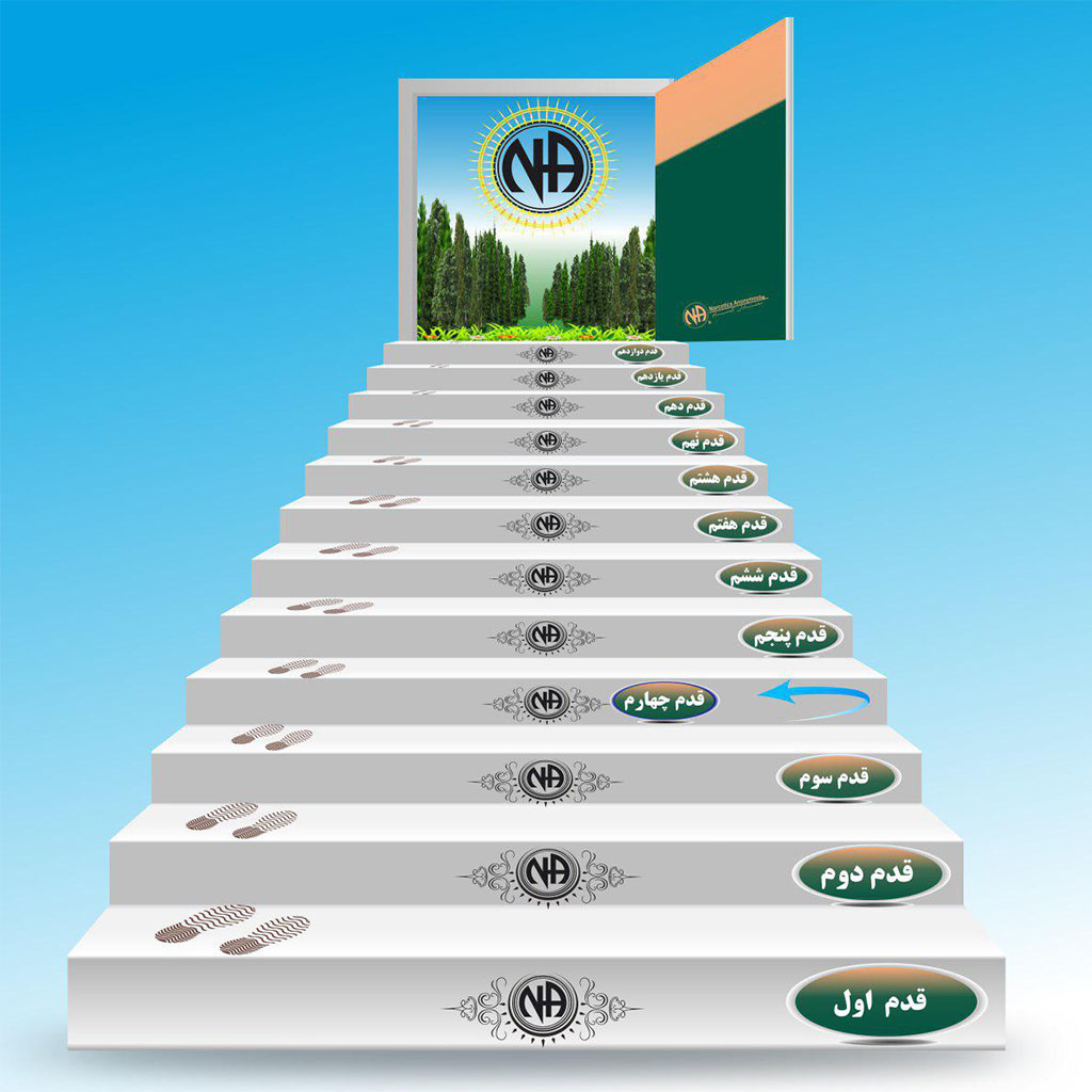 قدم چهارم,انجمن,معتادان گمنام,NA,قدم چهار,قدم 4,اعتیاد,تراز نامه,اخلاقی