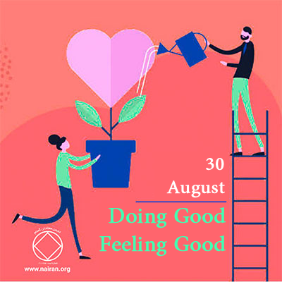 August 30 Doing Good Feeling Good