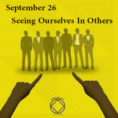 September 26 Seeing Ourselves In Others