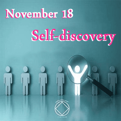 November 18 Self-discovery