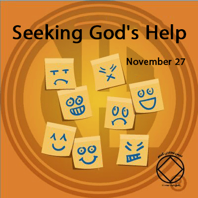 November 27 Seeking God's Help