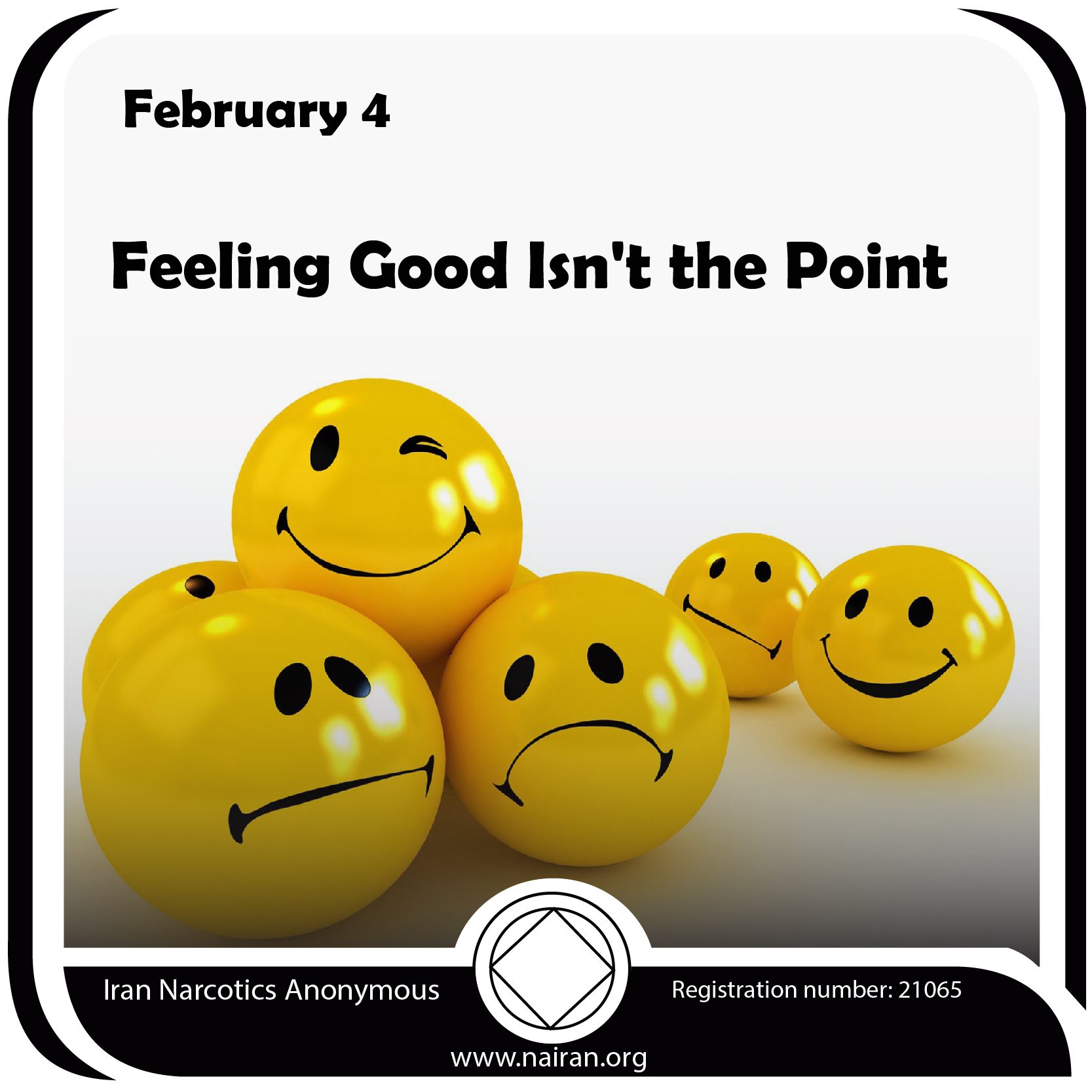 February 4 Feeling Good Isn't the Point