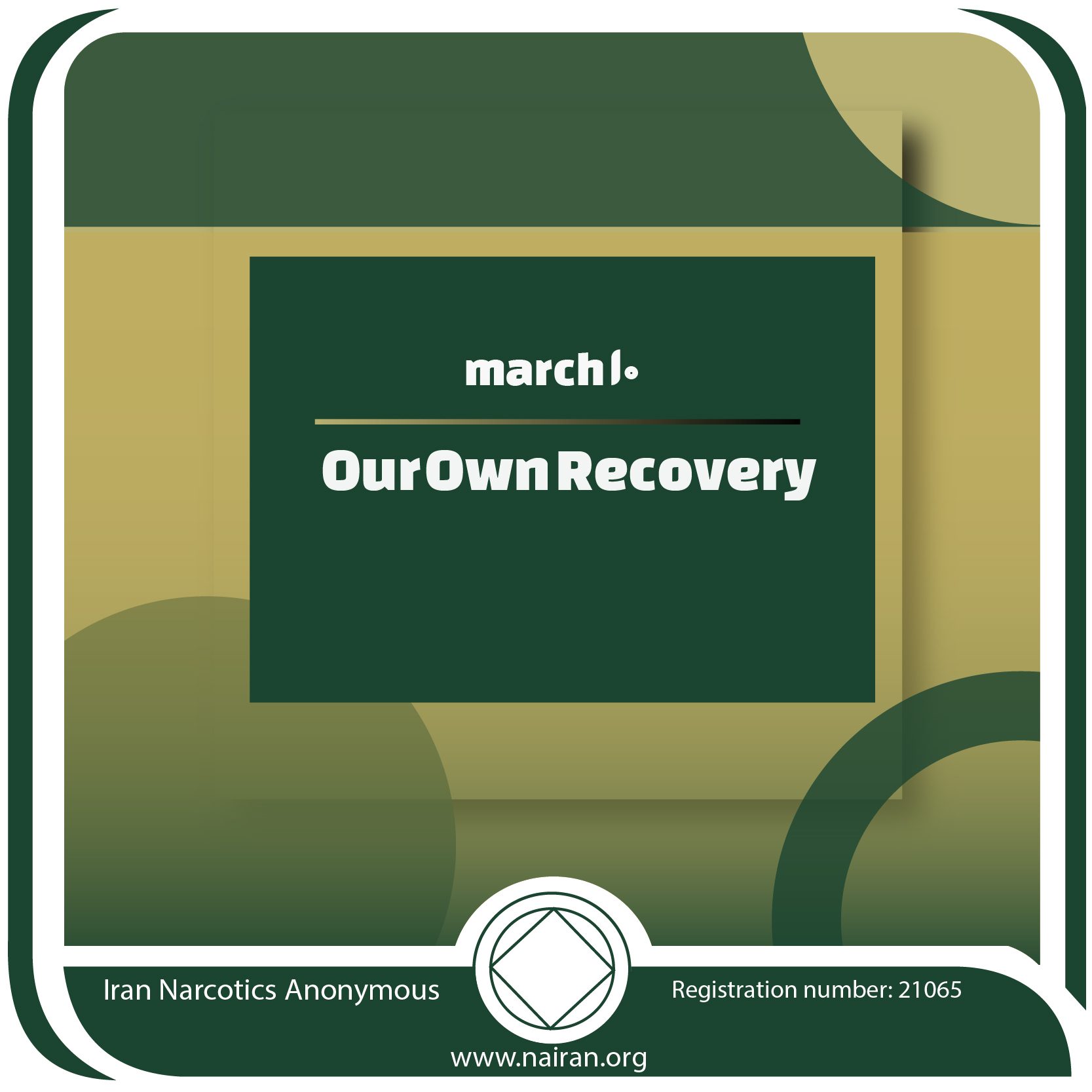 March 10 Our Own Recovery