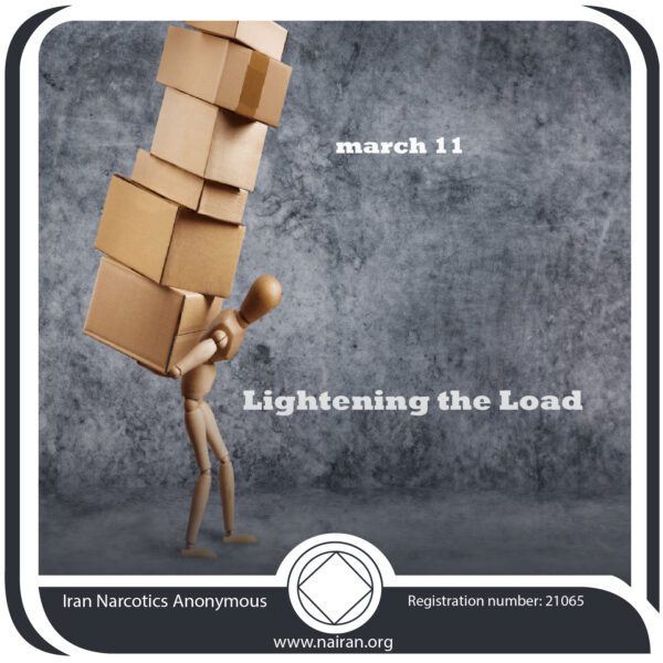 March 11 Lightening the Load